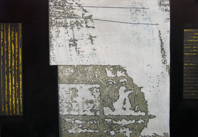 Rain Falling: print by Stephen Vaughan