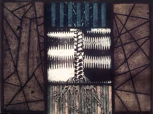 Aeolus: intaglio, etching, carborundum fine art prints 1995 & 1996 by Stephen Vaughan